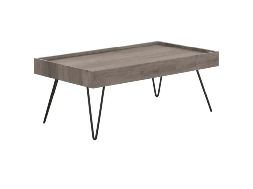 Table Basse Bois Foncé 100 X 60 Cm WELTON -Meilleur Meubles Magasin table basse 16212913
