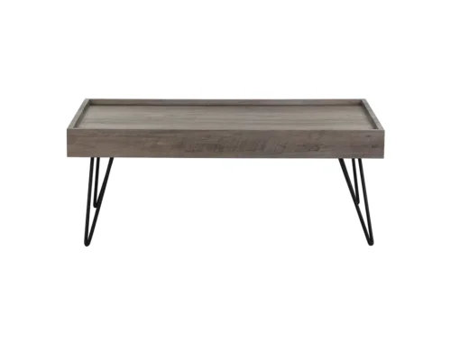 Table Basse Bois Foncé 100 X 60 Cm WELTON -Meilleur Meubles Magasin table basse 16212919