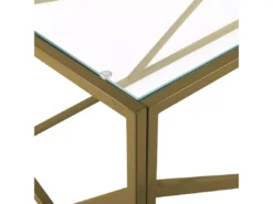 Table Basse Dorée En Verre ORLAND -Meilleur Meubles Magasin table basse 16275325