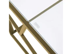 Table Basse Dorée En Verre ORLAND -Meilleur Meubles Magasin table basse 16275327