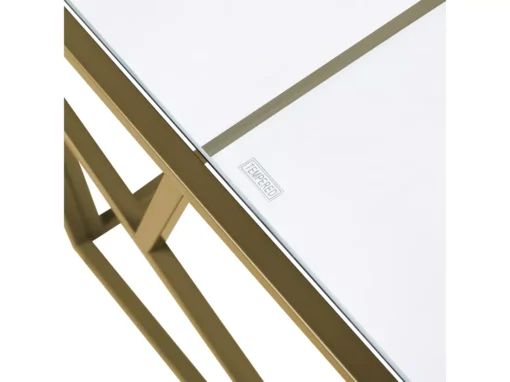 Table Basse Dorée En Verre ORLAND -Meilleur Meubles Magasin table basse 16275327