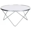 Table Basse Blanche Et Argentée MERIDIAN II -Meilleur Meubles Magasin table basse 16275383