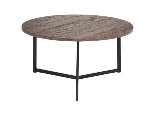 Table Basse Teinte Bois Sombre Et Noir TIPPO -Meilleur Meubles Magasin table basse 16423837