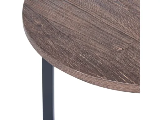 Table Basse Teinte Bois Sombre Et Noir TIPPO -Meilleur Meubles Magasin table basse 16423843