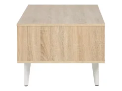 Table Basse En Bois Clair Et Blanc SWANSEA -Meilleur Meubles Magasin table basse 16424659