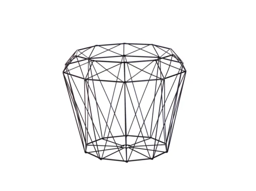 Table Appoint Noire Et Marron Clair ELIDA -Meilleur Meubles Magasin table basse 16614921