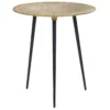 Table D'appoint Noir Et Doré WAIPU -Meilleur Meubles Magasin table basse 16615233