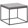 Table Appoint Effet Béton Et Noire DELANO -Meilleur Meubles Magasin table basse 16615791