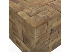 Table D'appoint En Bois De Teck 80x80 Cm GAMBO -Meilleur Meubles Magasin table basse 16630737