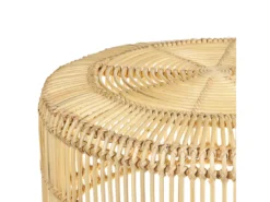 Table Basse Design En Rotin Clair LIMNI -Meilleur Meubles Magasin table basse 16678279