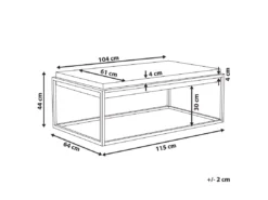 Table Basse Grise ALTOS -Meilleur Meubles Magasin table basse 16678895