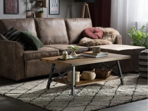 Table Basse Bois Foncé CARLIN -Meilleur Meubles Magasin table basse 16680015