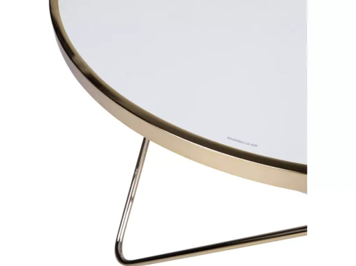 Table Basse Blanche Et Dorée MERIDIAN II -Meilleur Meubles Magasin table basse 16703387