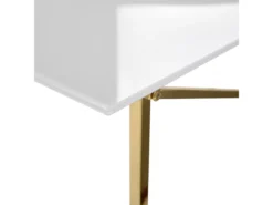 Table Basse Blanche Structure Dorée EMPORIA -Meilleur Meubles Magasin table basse 16703485