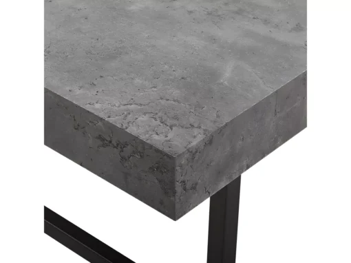 Table Basse Avec Effet Béton Et Pieds Noirs DELUZ -Meilleur Meubles Magasin table basse 16703497