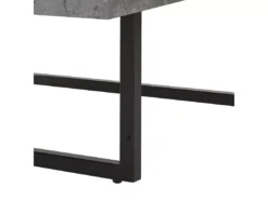 Table Basse Avec Effet Béton Et Pieds Noirs DELUZ -Meilleur Meubles Magasin table basse 16703499