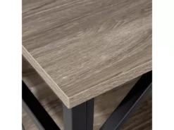 Table Basse Bois Foncé Et Taupe - BOLTON -Meilleur Meubles Magasin table basse 16703563