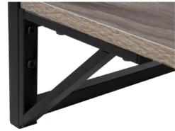 Table Basse Bois Foncé Et Taupe - BOLTON -Meilleur Meubles Magasin table basse 16703565
