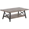 Table Basse Bois Foncé 100 X 55 Cm CARLIN -Meilleur Meubles Magasin table basse 16703645