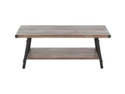 Table Basse Bois Foncé 100 X 55 Cm CARLIN -Meilleur Meubles Magasin table basse 16703651