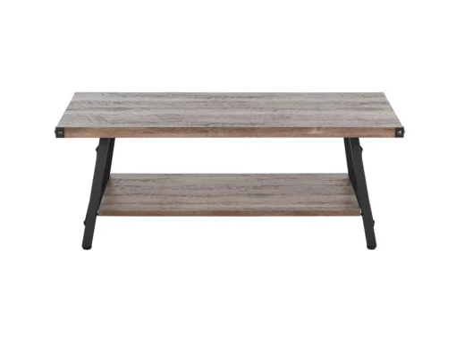 Table Basse Bois Foncé 100 X 55 Cm CARLIN -Meilleur Meubles Magasin table basse 16703651