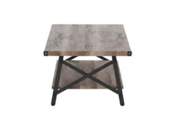 Table Basse Bois Foncé 100 X 55 Cm CARLIN -Meilleur Meubles Magasin table basse 16703653