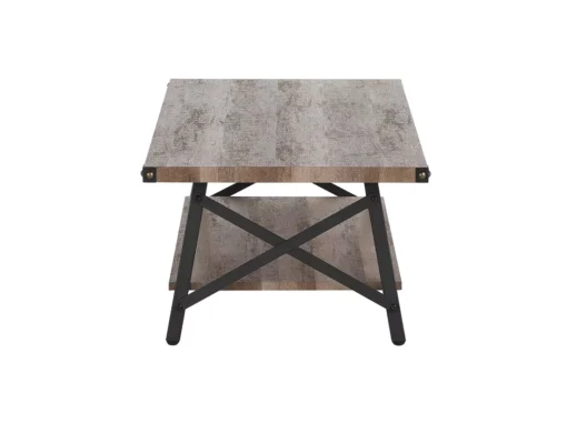 Table Basse Bois Foncé 100 X 55 Cm CARLIN -Meilleur Meubles Magasin table basse 16703653