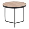 Table Basse Noire Avec Plateau En Bois MELODY SMALL -Meilleur Meubles Magasin table basse 16703711