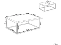Table Basse En Bois De Teck PROVO II -Meilleur Meubles Magasin table basse 16703897