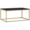 Table Basse Effet Marbre Noir Avec Pieds Dorés DELANO -Meilleur Meubles Magasin table basse 16704063