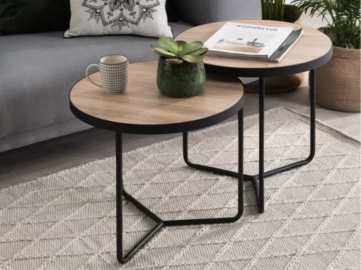 Lot 2 Tables Appoints MELODY SMALL & MEDIUM -Meilleur Meubles Magasin table basse 16704263