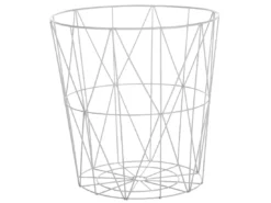 Table D'appoint Blanc Marron LANARK -Meilleur Meubles Magasin table basse 17120571