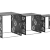 Lot De 3 Tables Noires WALDO -Meilleur Meubles Magasin table basse 17120651