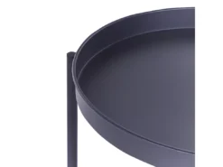 Table D'appoint Avec Plateau Noir/bois Sombre BORDEN -Meilleur Meubles Magasin table basse 17120869