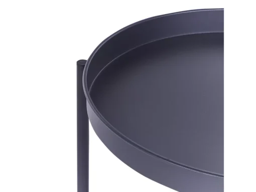 Table D'appoint Avec Plateau Noir/bois Sombre BORDEN -Meilleur Meubles Magasin table basse 17120869