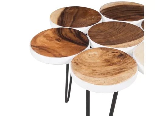 Table Appoint Blanche TIJUANA -Meilleur Meubles Magasin table basse 17120903