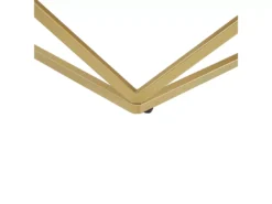 Table Basse Effet Marbre Noir Avec Pieds Dorés MALIBU -Meilleur Meubles Magasin table basse 17166357