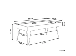 Table Basse Marron WELTON -Meilleur Meubles Magasin table basse 17166789