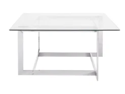 Table Basse Argentée En Verre CRYSTAL -Meilleur Meubles Magasin table basse 17166847