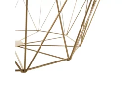 Table Appoint Dorée Avec Plateau En Bois ELIDA -Meilleur Meubles Magasin table basse 17425445