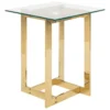 Table Appoint Dorée Avec Plateau En Verre CRYSTAL -Meilleur Meubles Magasin table basse 17425641