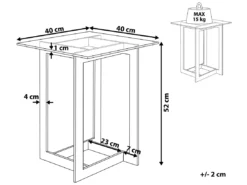 Table Appoint Dorée Avec Plateau En Verre CRYSTAL -Meilleur Meubles Magasin table basse 17425645