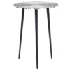 Table D'appoint En Aluminium Noir Et Argenté PUHOI -Meilleur Meubles Magasin table basse 17435249