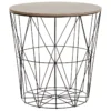 Table D'appoint Noir Marron LANARK -Meilleur Meubles Magasin table basse 17435379