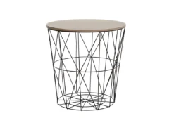 Table D'appoint Noir Marron LANARK -Meilleur Meubles Magasin table basse 17435385