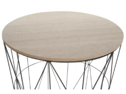 Table D'appoint Noir Marron LANARK -Meilleur Meubles Magasin table basse 17435389