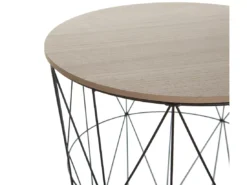 Table D'appoint Noir Marron LANARK -Meilleur Meubles Magasin table basse 17435391