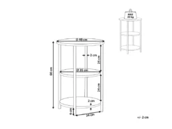 Table D'appoint Bois Sombre/noir TOLAR 10 Table D'appoint Bois Sombre/noir TOLAR -Meilleur Meubles Magasin table basse 17435429