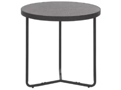 Ensemble De 2 Tables Basses Effet Béton Et Noir MELODY -Meilleur Meubles Magasin table basse 17435989