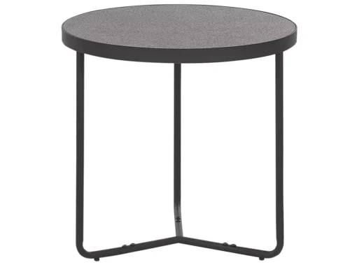 Ensemble De 2 Tables Basses Effet Béton Et Noir MELODY -Meilleur Meubles Magasin table basse 17435989
